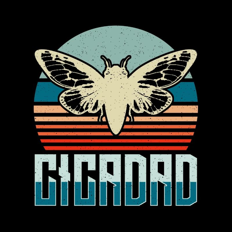 Cicadas Cicadad aime les insectes volants Entomologiste