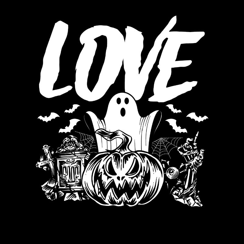 Halloween Ghost Pumpkin - Halloween LOVE