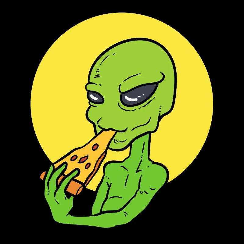 Alien Pizza Pizzabäcker