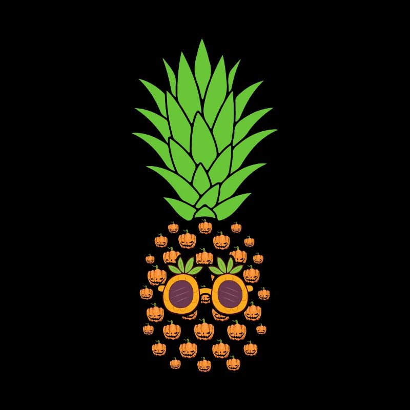 Funny Halloween Pineapple Pumpkin