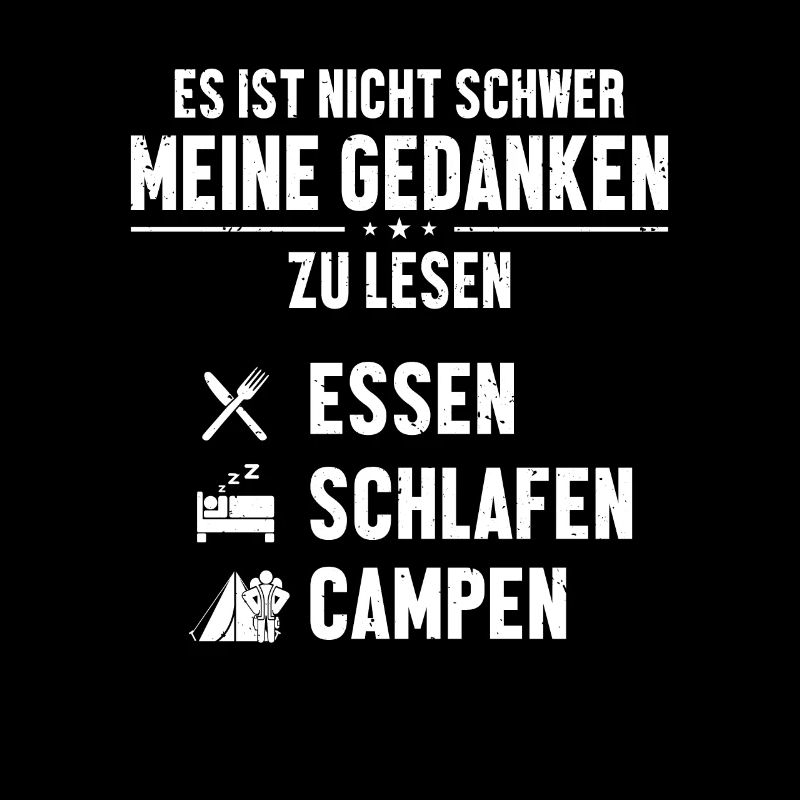 Essen Schlafen Camping Campingplatz Zelten