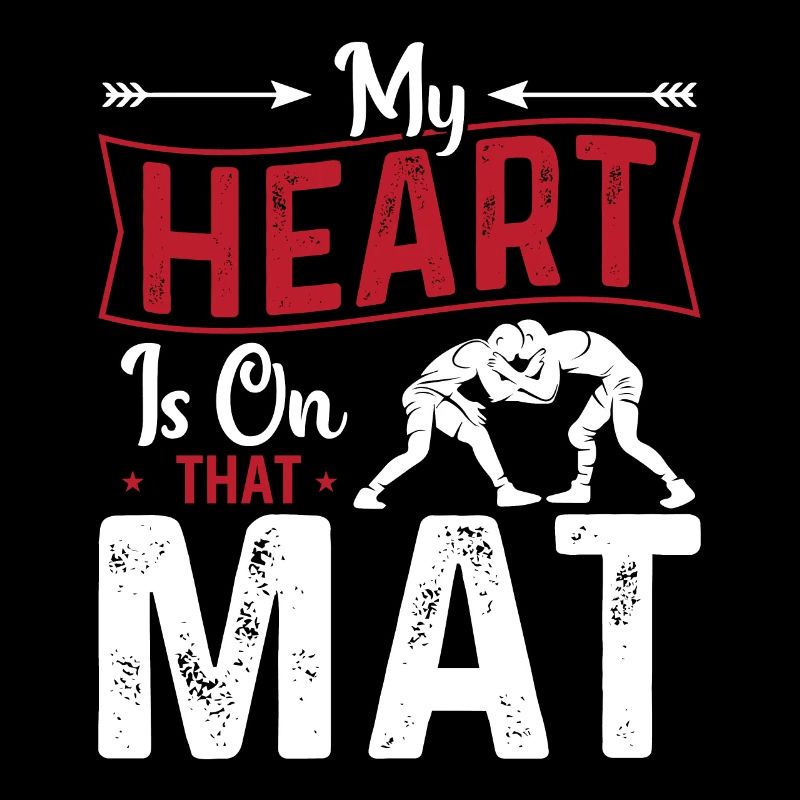 My heart is on this mat