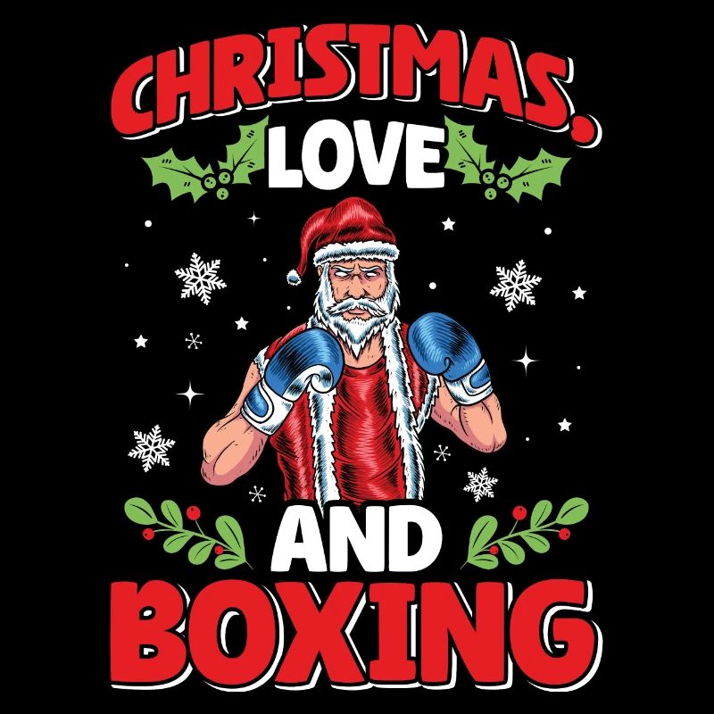 Cadeau de Noël de Noël Boxer Boxer Amour de Noël