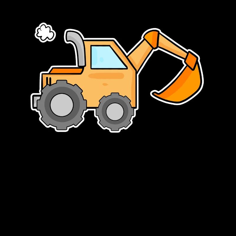 Excavator Construction Site Heavy Machinery Gift