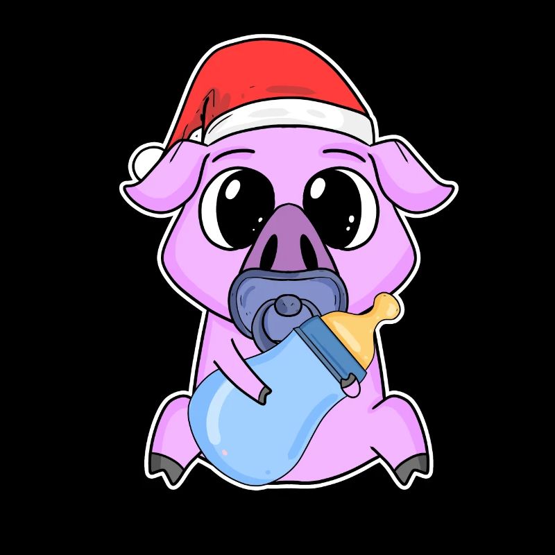 Cochon bébé Noël
