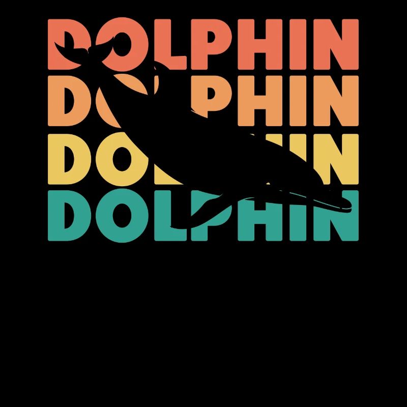 Dolphin Retro Vintage Dolphin