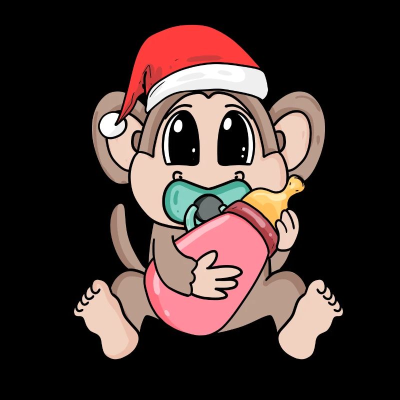 Singe bébé Noël