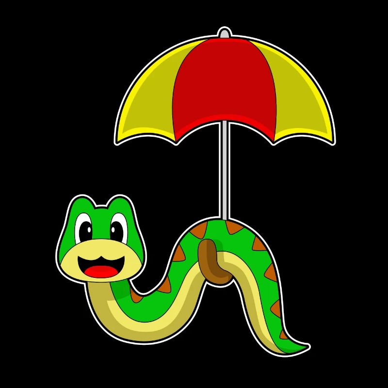 Parapluie de pluie serpent