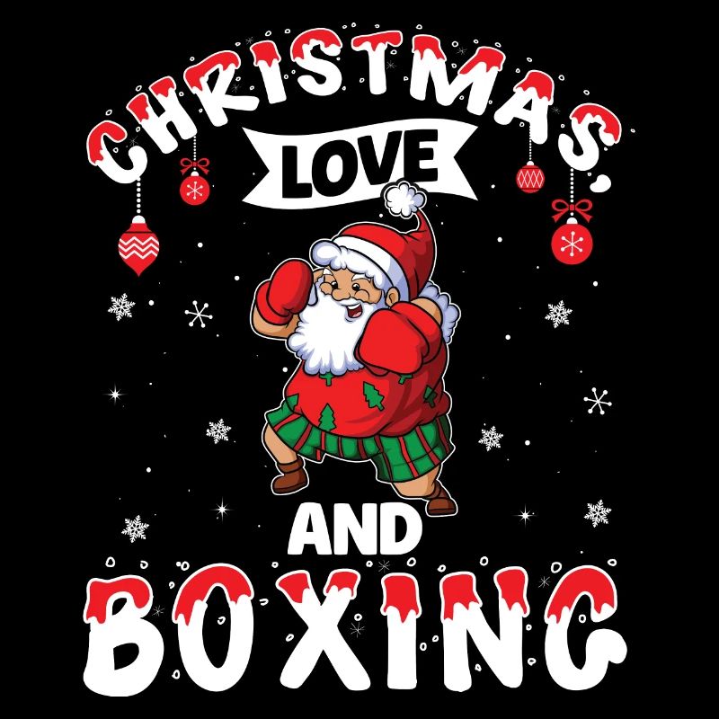 Cadeau de Noël de Noël Boxer Boxer Amour de Noël