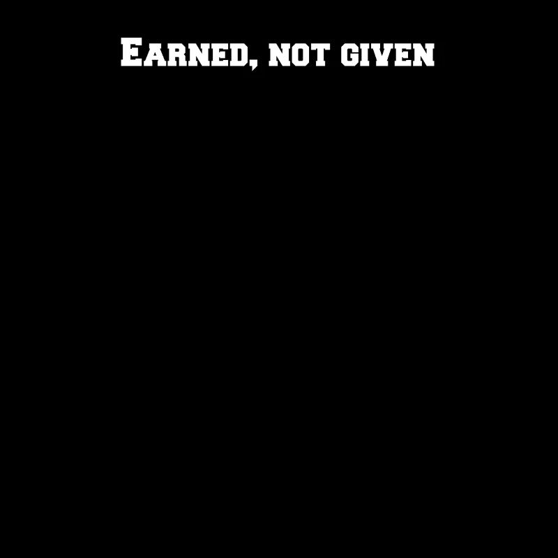 Fitness - Earned, not given