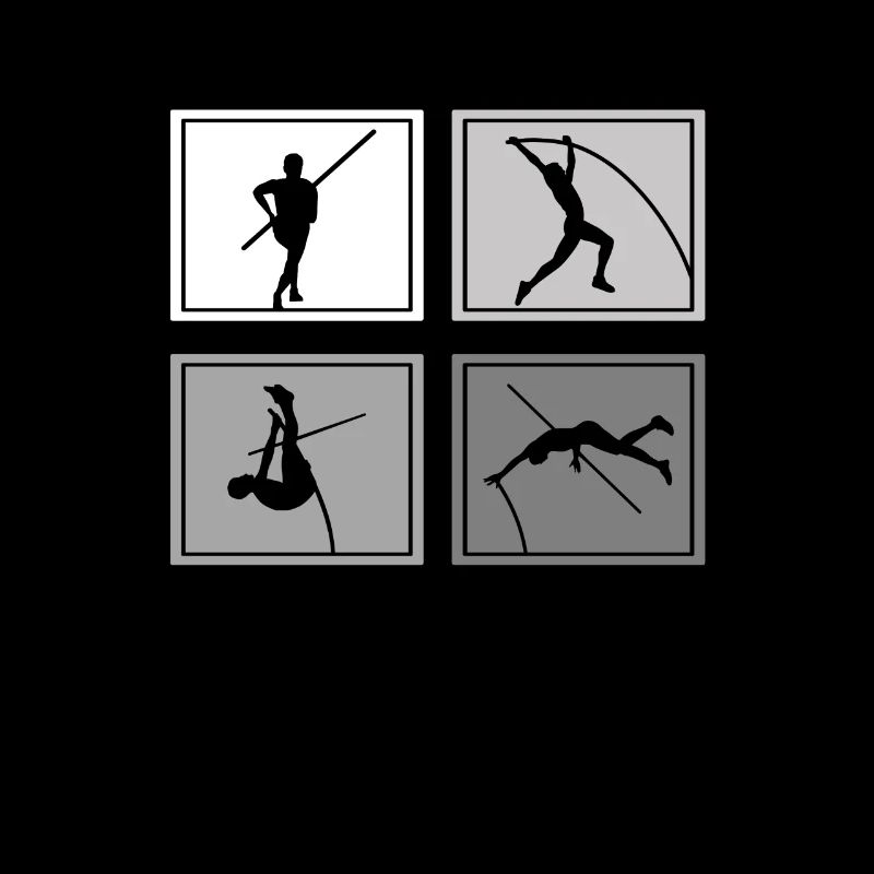 Athlète de saut à la perche Athlètes d’athlétisme Pôle d’athlète