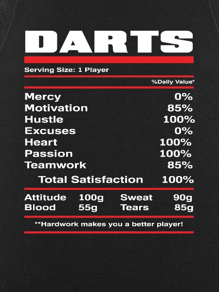 Dart player nutritional values