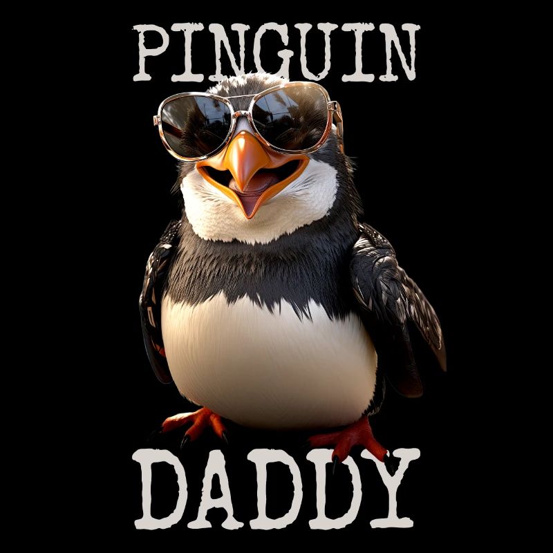 Penguin Daddy Dad Dad Father Penguins Father's Day