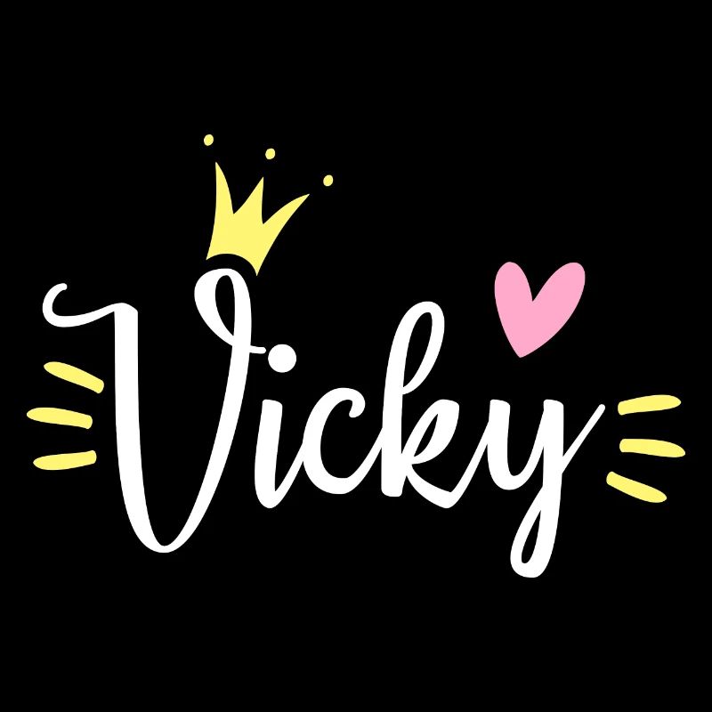 Vicky Name Crown