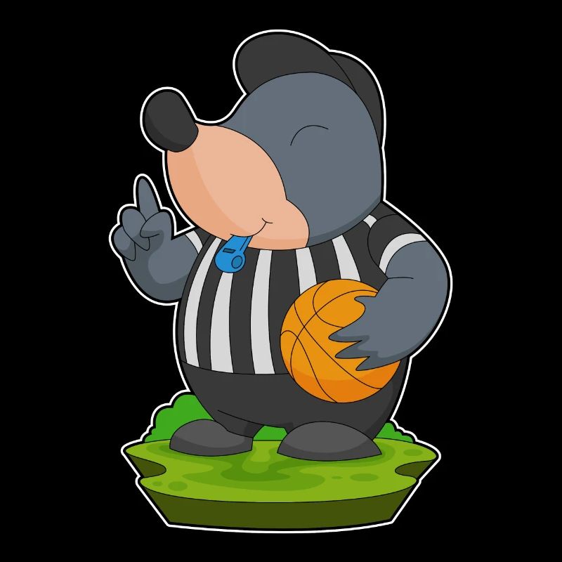 Mole Referee Basketball