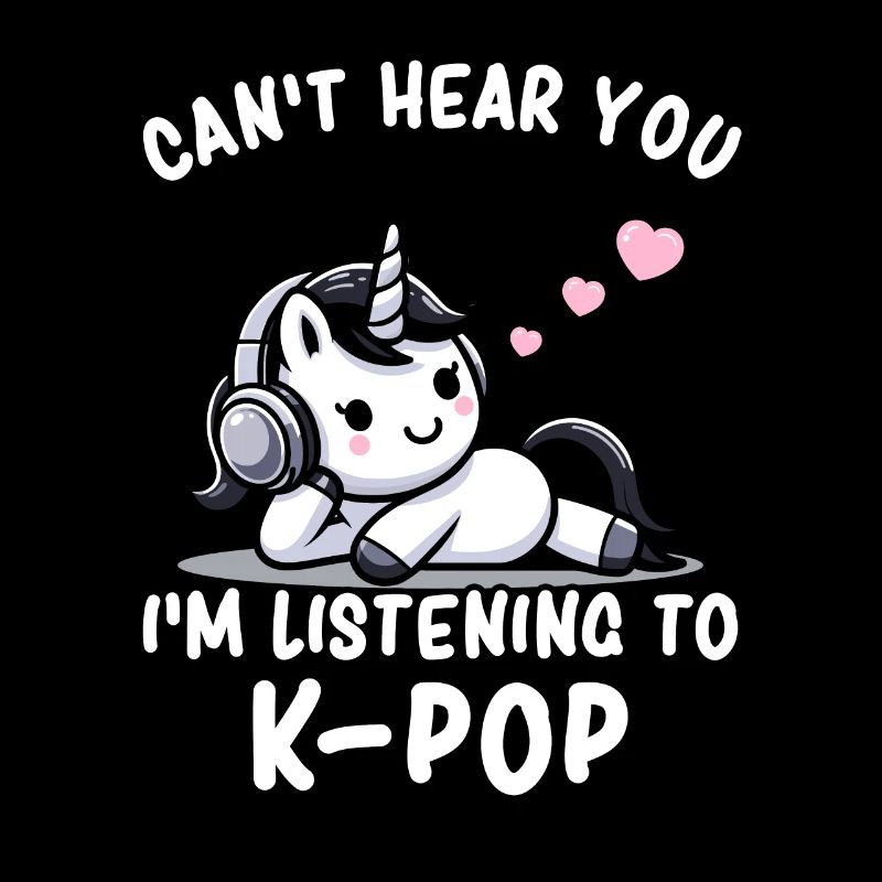 K-Pop KPop Licorne de la musique coréenne