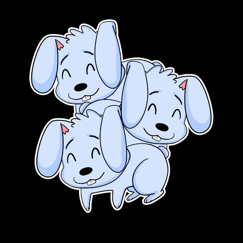 Motif de lapin