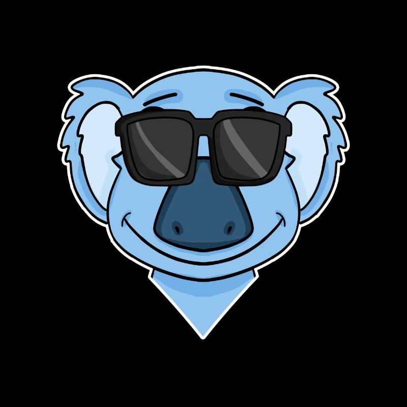 Koala mit Brille