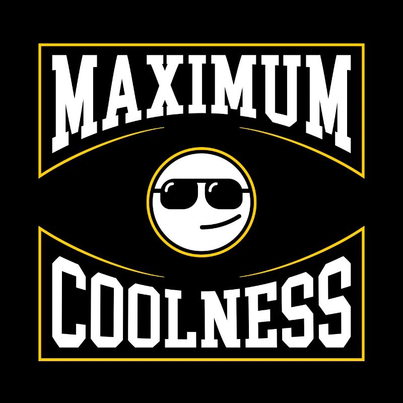 Maximum Coolness Retro Emoticon Design