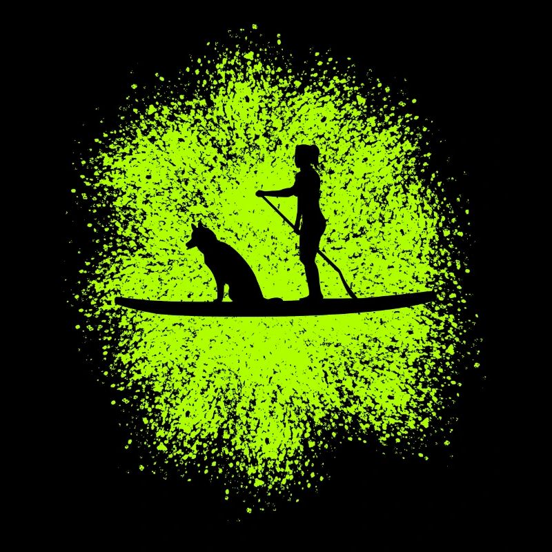 Stand Up Paddle avec chien