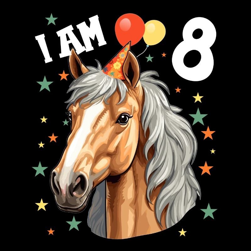 J’ai 8 ans Chevaux Cheval 8e anniversaire