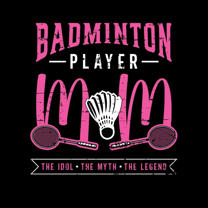 Maman joueuse de badminton L’idole aime le badminton