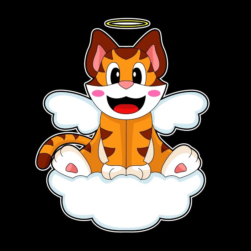 Tiger Engel Engelsflügel