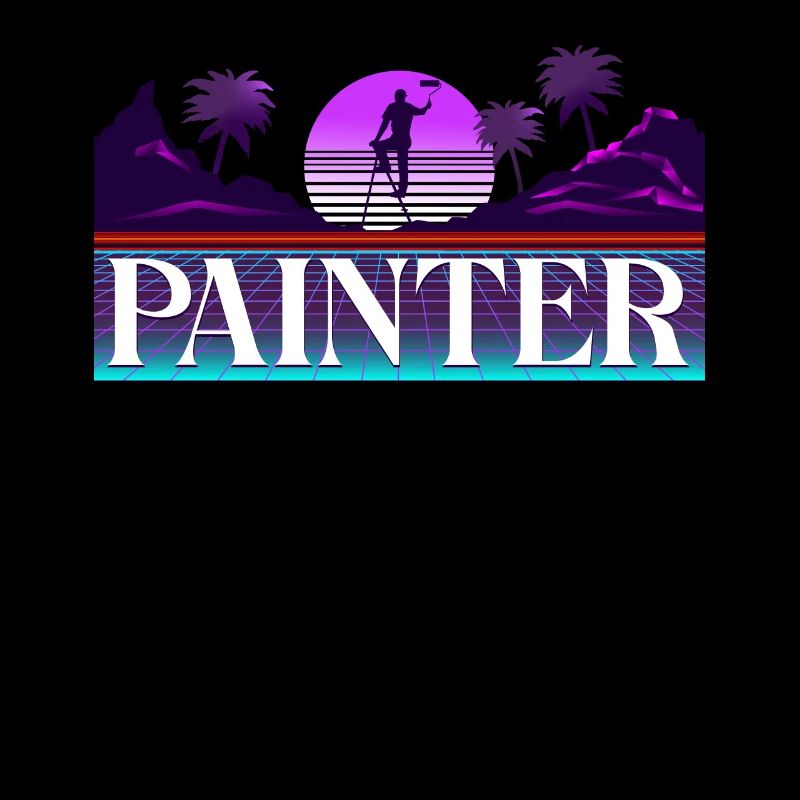House Painter Decorator Retro 80s