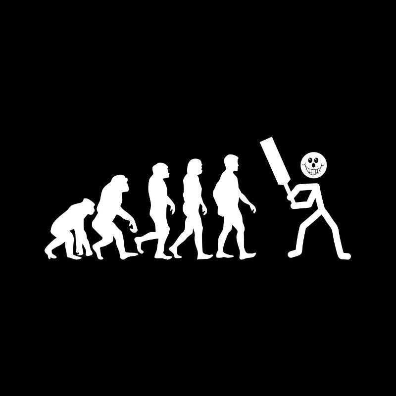 Funny Cricket Evoulation Cricket Player