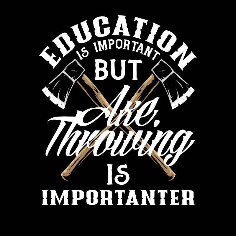 Axtwurf Axt Werfen Bildung Lustiger Spruch