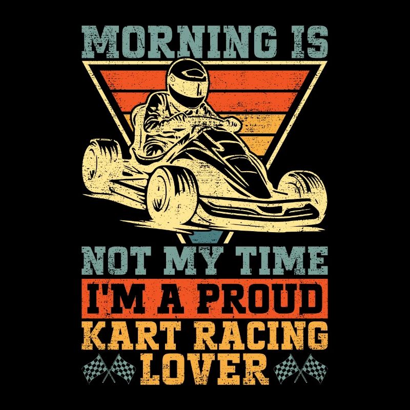 Le matin des amateurs de courses de kart n’est pas mon heure de course de karting