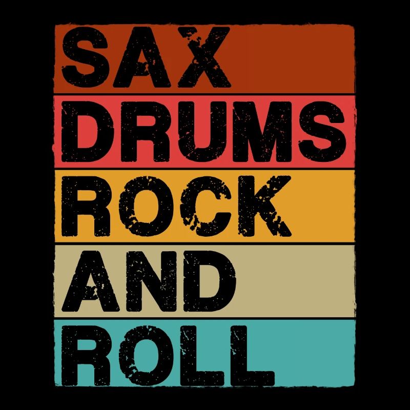 Saxophon Schlagzeug Rock And Roll