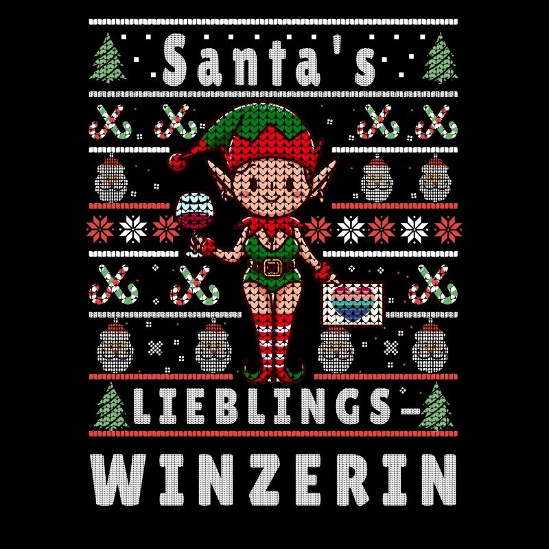 Ugly Christmas SANTA'S FAVORITE WINEMAKER