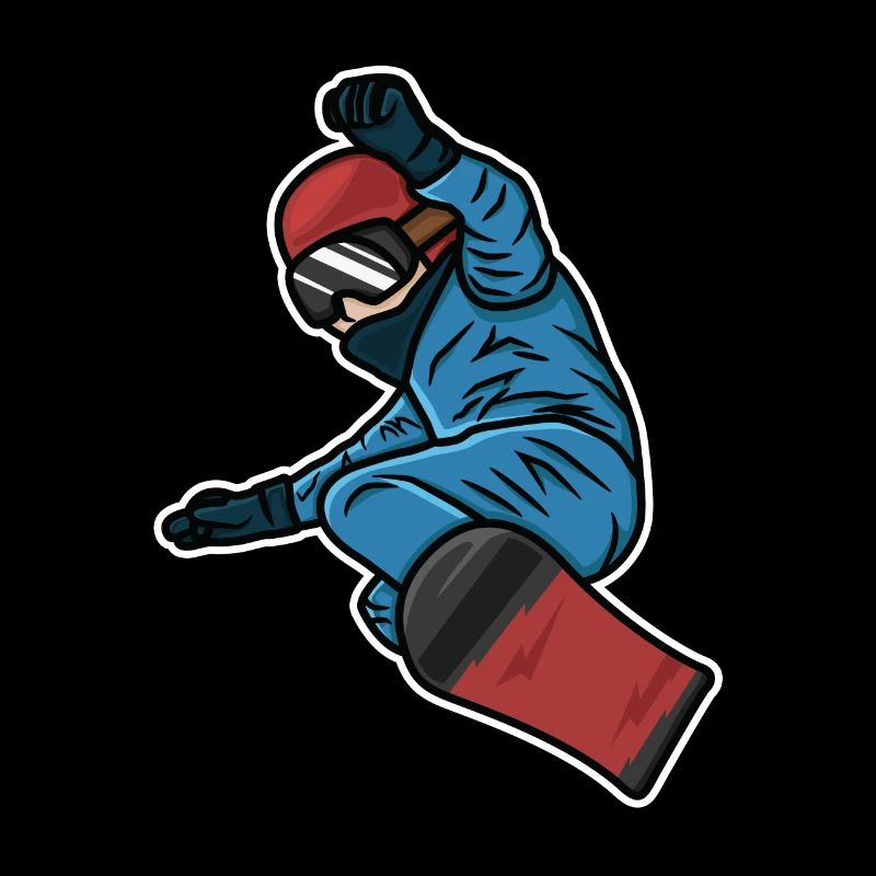 Petit snowboarder