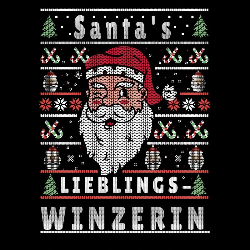 Ugly Christmas SANTA'S FAVORITE WINEMAKER