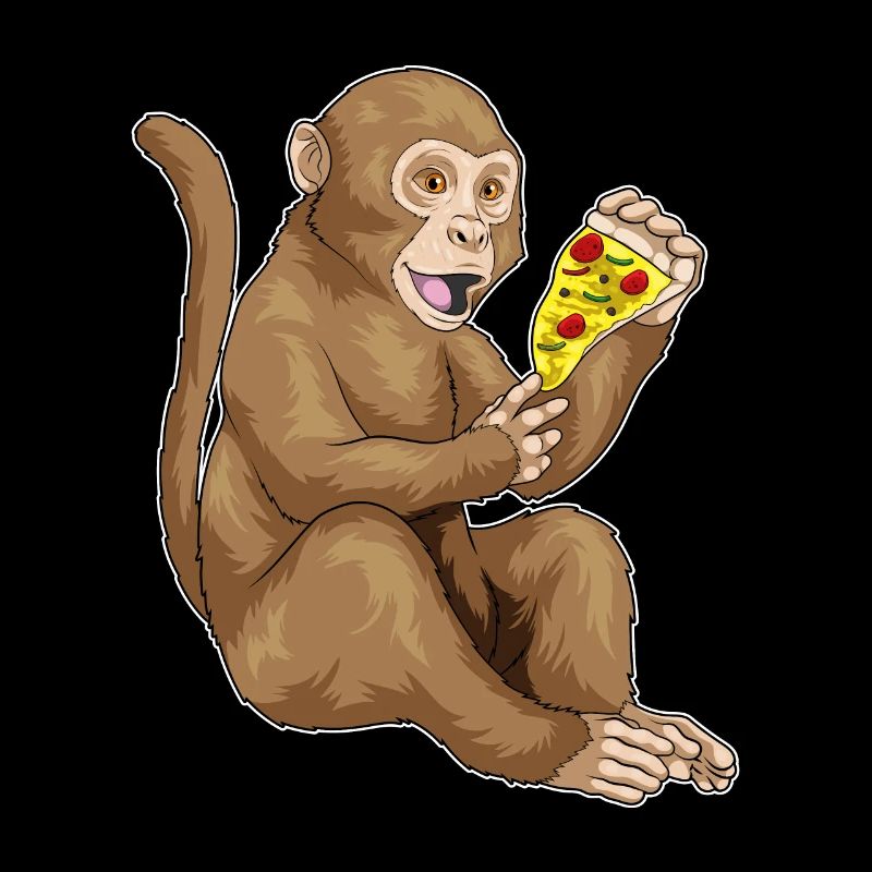Pizza aux singes