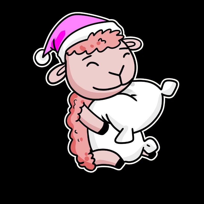Sheep Tired Sleeping Sleeping Girl