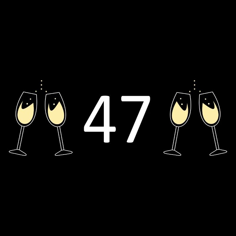47e anniversaire 47 ans 47 ans numéro 47
