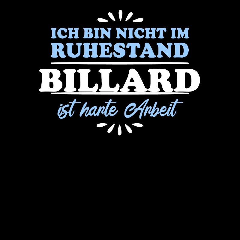 Ruhestand Rentner Pensioner Billard