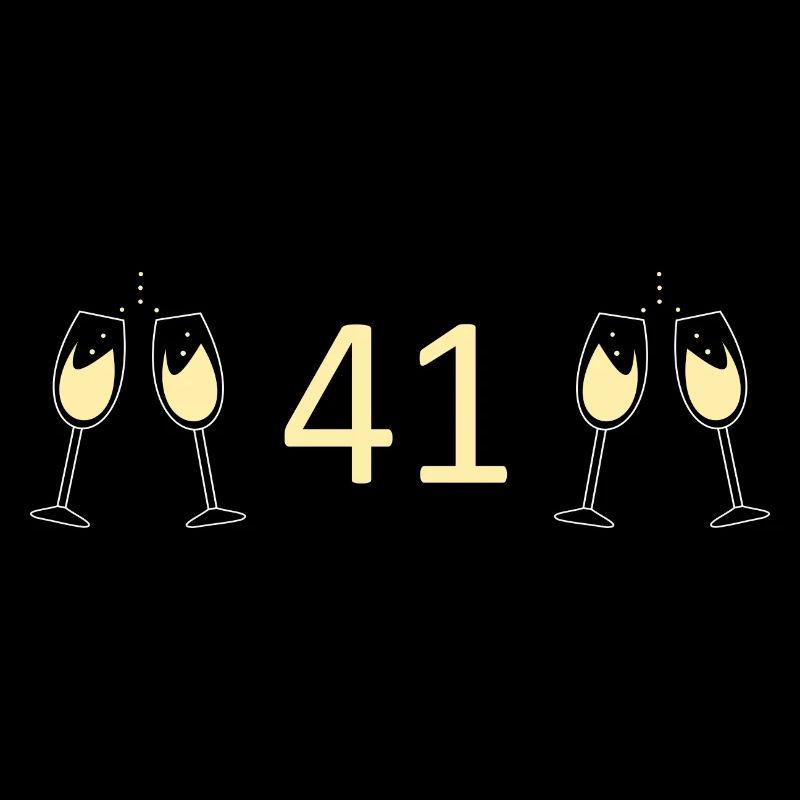 41e anniversaire 41 ans 41 ans 41 ans numéro 41