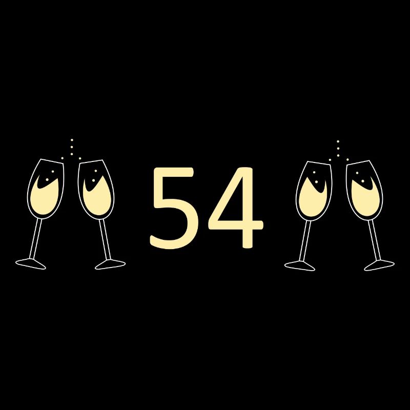 54e anniversaire 54 ans 54 numéro 54