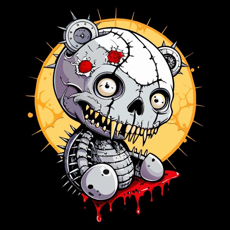 Teddy Skull / Totenkopf Horror Kuscheltier FS0076