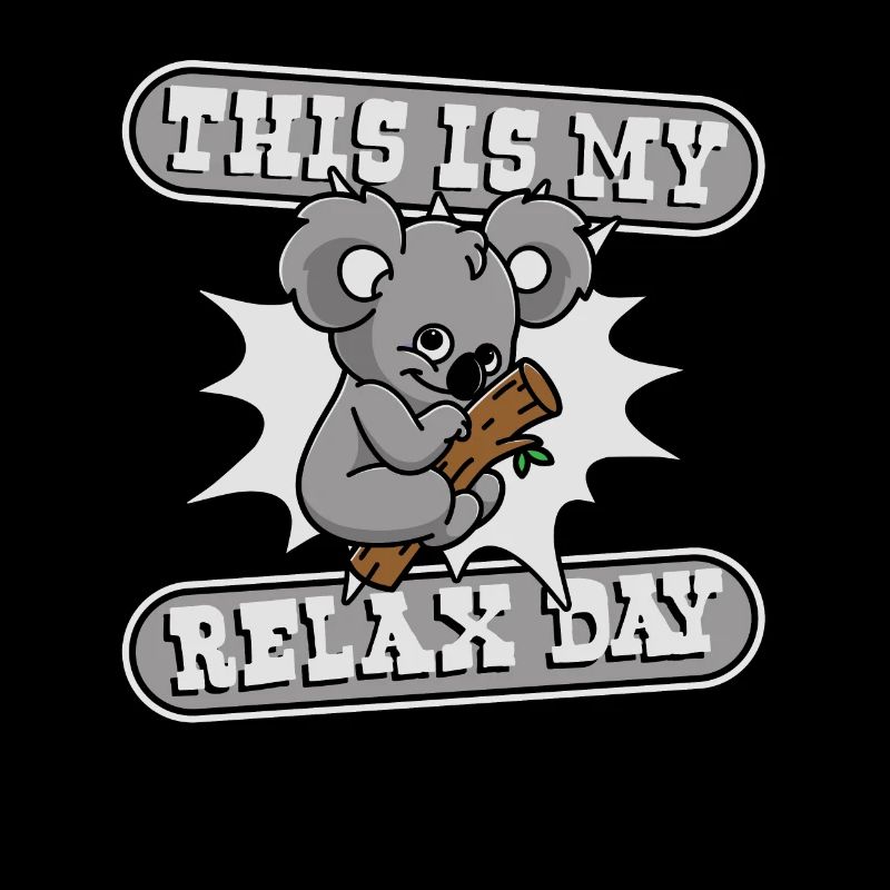 This Is My Relax Day Koalabear Eucalyptus Lover