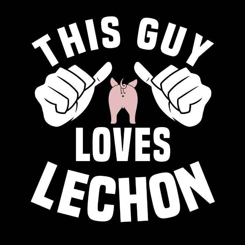 This guy loves lechon