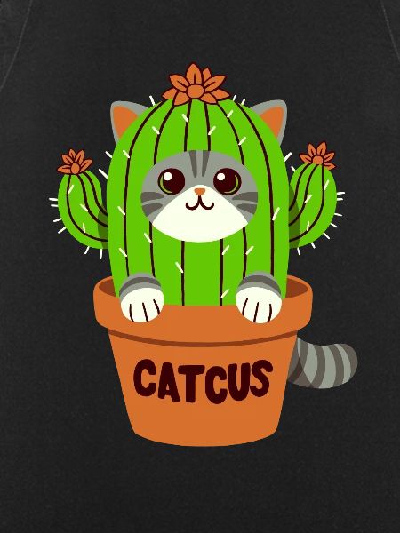 Cat Cactus Pun - Catcus