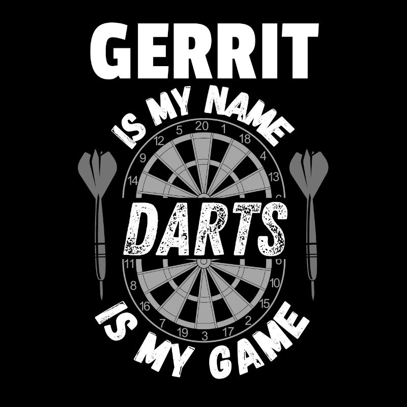 Dart shirts by name Gerrit. Personalised dart
