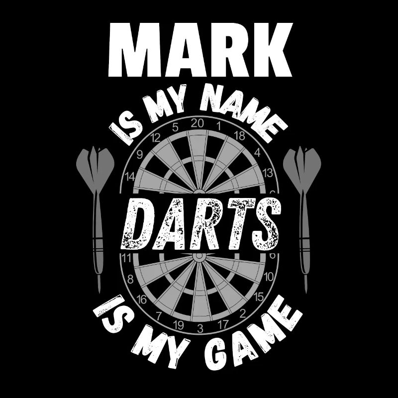 Dart merchandise by name Mark personalized