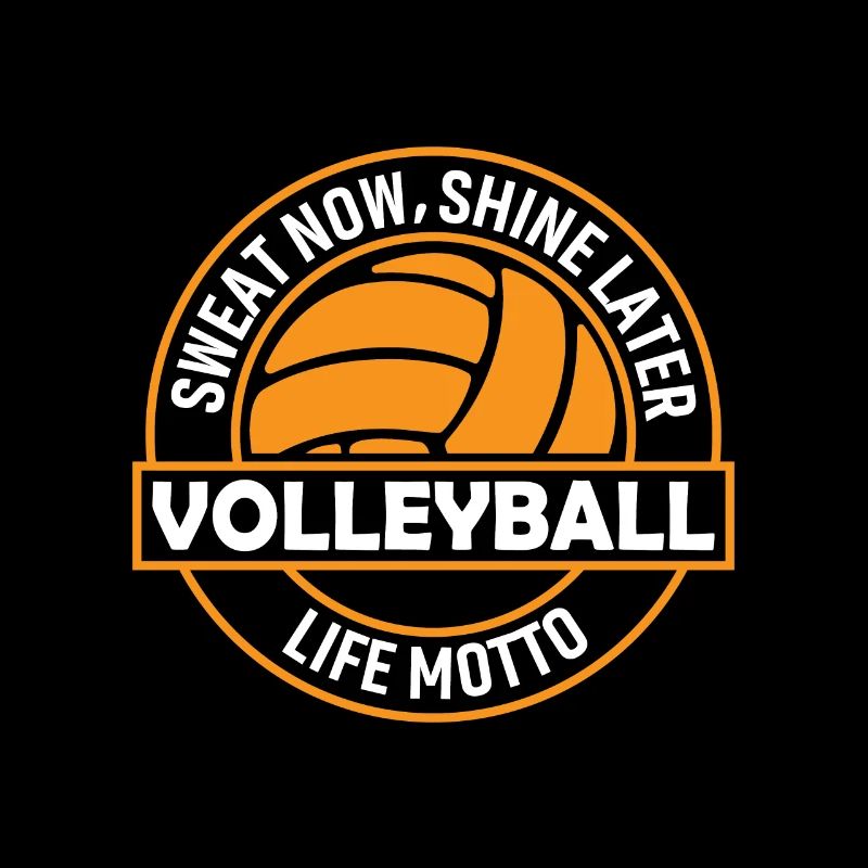 Transpirez maintenant, brillez plus tard - Devise de la vie de volleyball