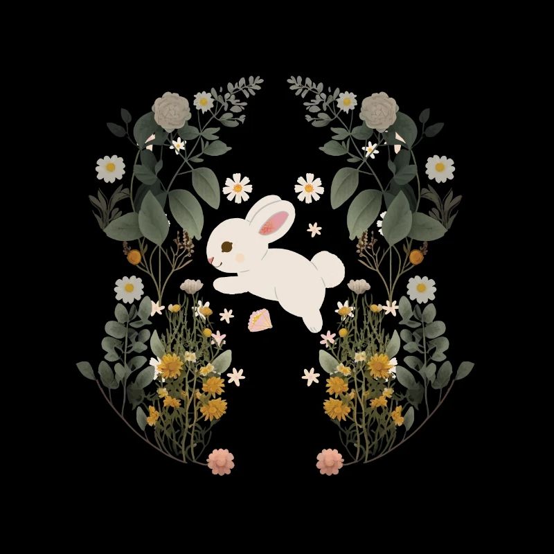 Lapin, Lapin, Rongeur, Printemps, Fleurs, Nature