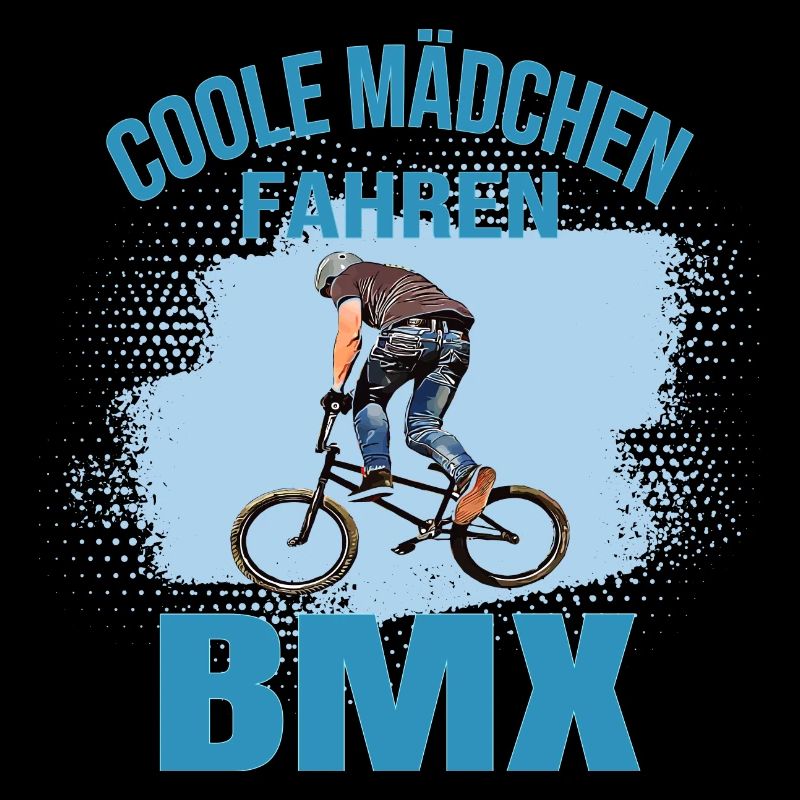 Coole Mädchen fahren BMX